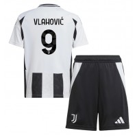 Juventus Dusan Vlahovic #9 Hemmatröja Barn 2024-25 Kortärmad (+ Korta byxor)